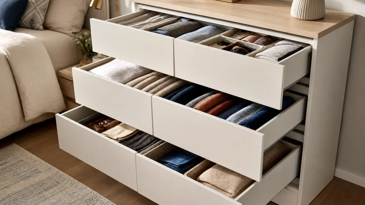 Comment optimiser le rangement de sa chambre avec les bonnes commodes