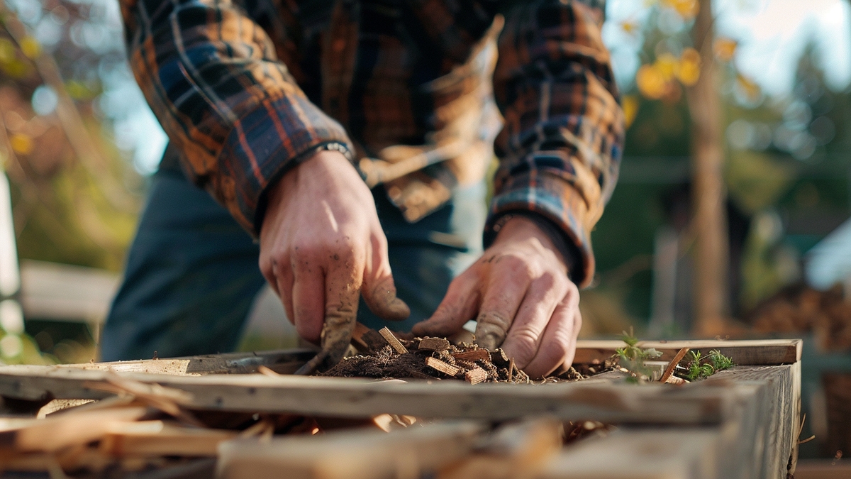 Construire un composteur en bois