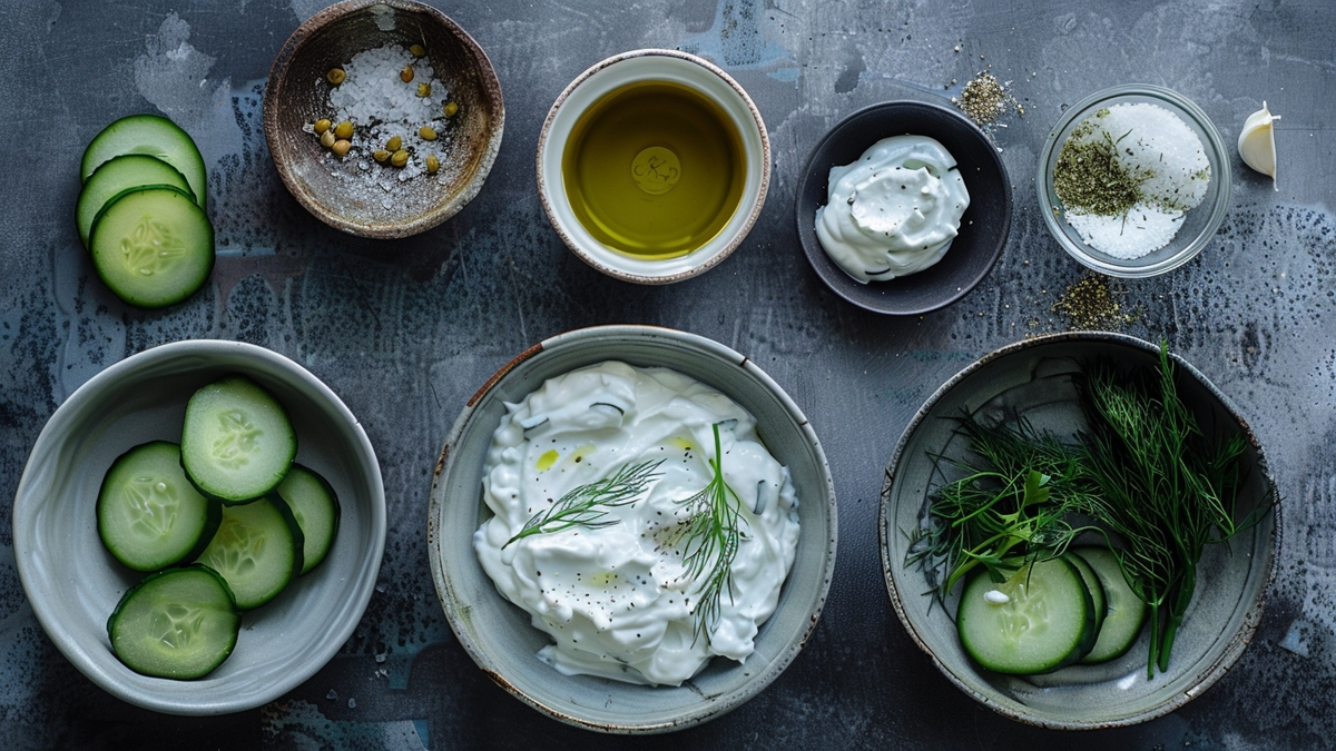 La simplicité de la recette de tzatziki de tonbonbon.fr