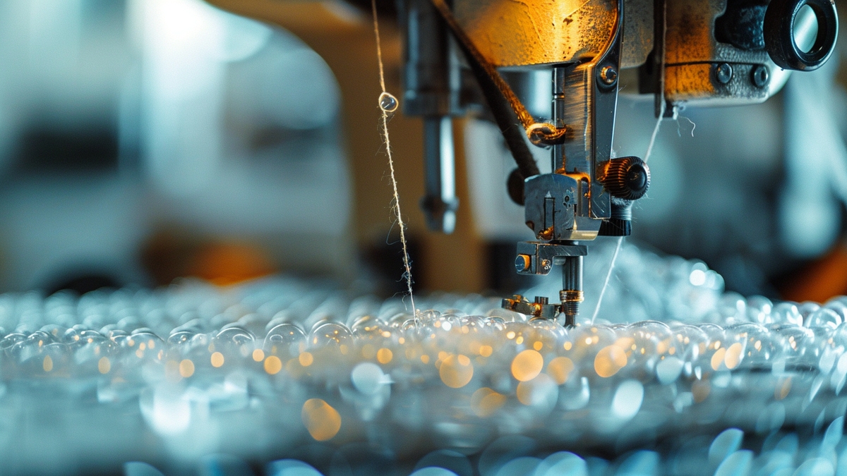 Techniques de couture pour une bâche à bulle