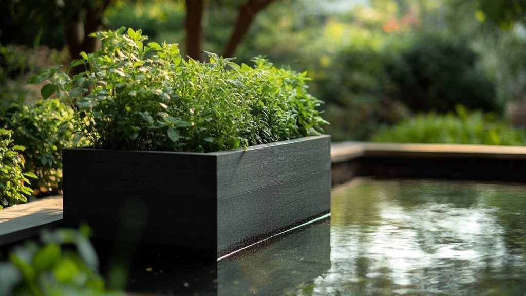 Réaliser soi-même une jardinière sur pieds pour plantes aromatiques