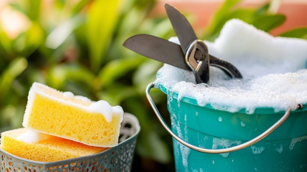 Nettoyer et entretenir ses outils de jardinage après l'hiver