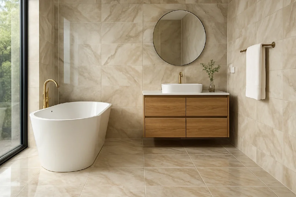 carrelage haut de gamme pour salle de bain