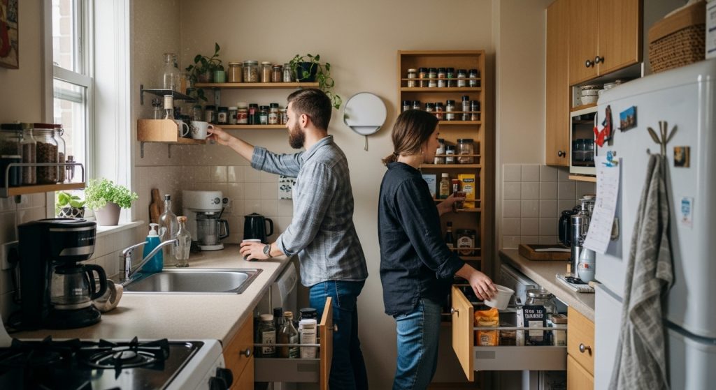Astuces rangement petite cuisine : 20 solutions gain de place