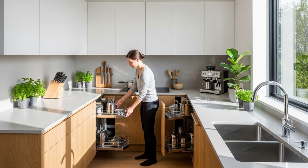 Comment aménager une cuisine en L : Plans et astuces