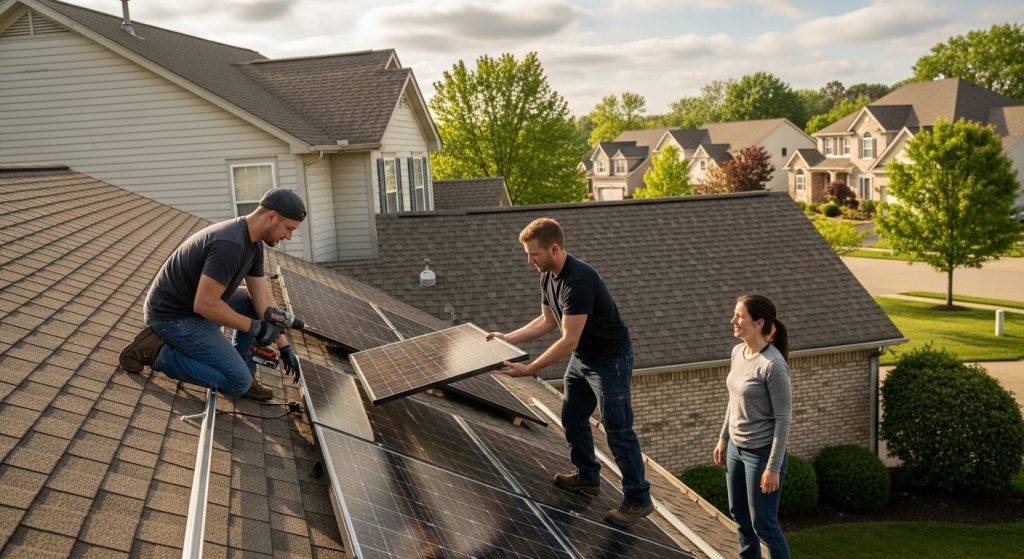 Panneau solaire pour maison : Rentabilité et installation