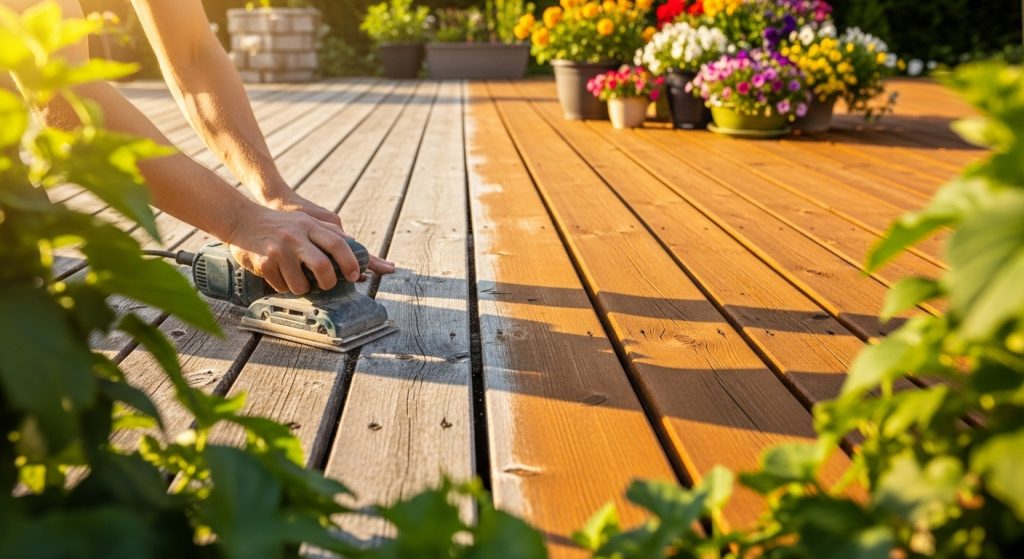Terrasse en bois qui grisaille : causes et solutions efficaces