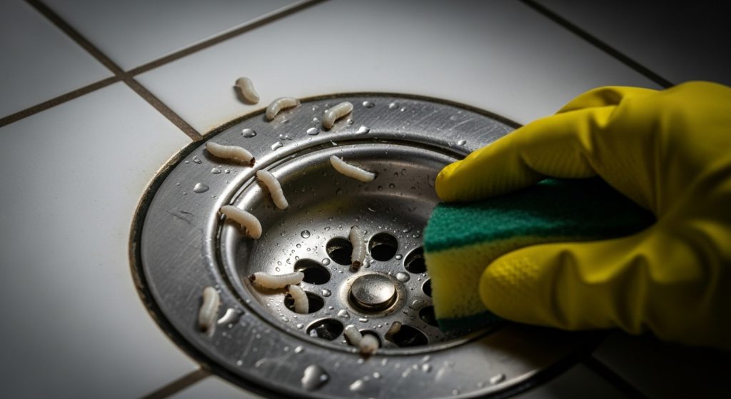 Asticot dans la maison : signification et solutions pratiques