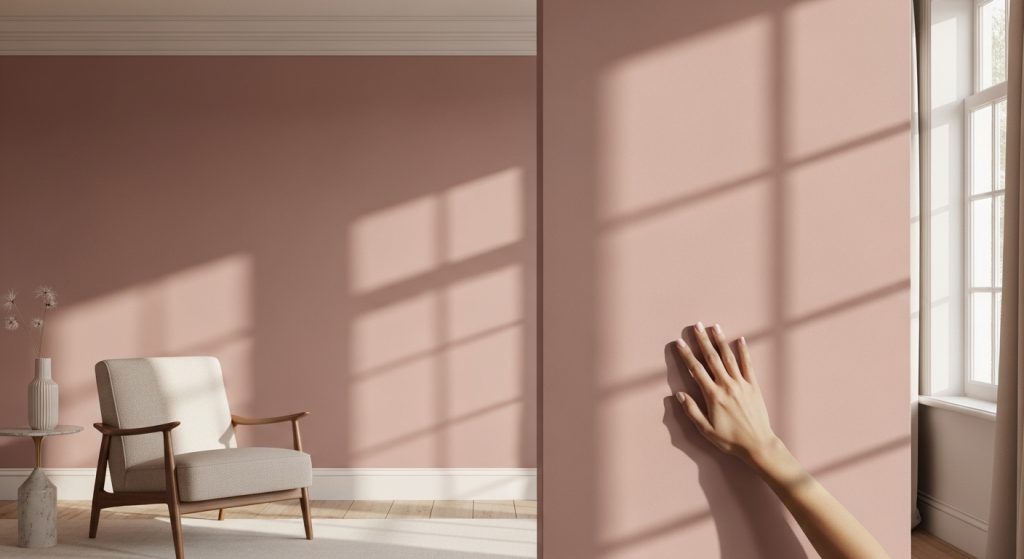 Le rose poudré : la peinture douce et sophistiquée