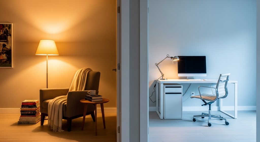 Lumière froide ou chaude : quel éclairage selon ma pièce ?